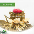 Bola de té floreciente de la flor del sabor hecho a mano BLT-105 con las flores del jazmín de Gomphrena Globosa
